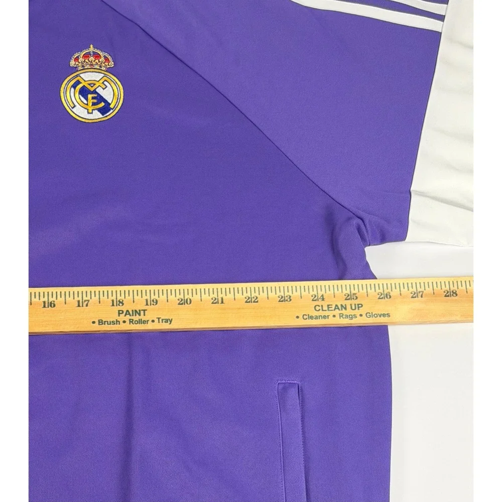 Adidas Real Madrid LFSTLR Track Jacket Men's XL Purple Rush KC7790 NWT